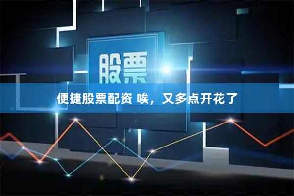 便捷股票配资 唉，又多点开花了